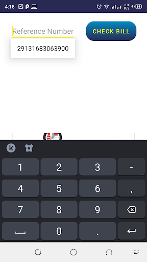 Fesco Online bill Screen 2