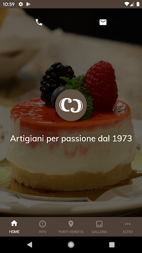 Android application Ceraldi Caffè screenshort