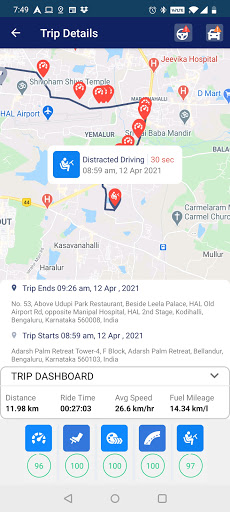 AutoPulse - Connected Car App Screen 3