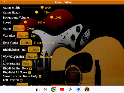 Guitarren skalen & Akkorde pro Screenshot