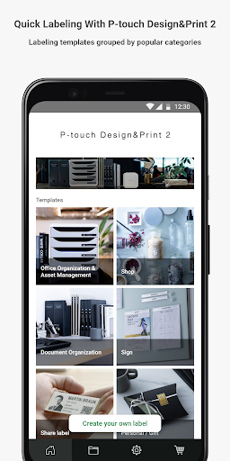 Screenshot of P-touch Design&Print 2