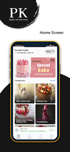 Android application Planet Kake screenshort