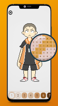 Color By Number Haikyu - Screenshot 4