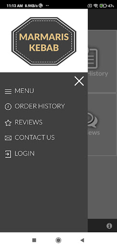 Android application Marmaris Kebab Deal screenshort
