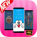 Cover Image of Download Kawaii Blue Cat Robot cartoon lockscreen 5.5 APK