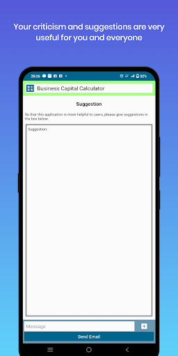 Business Capital Calculator Screen 3