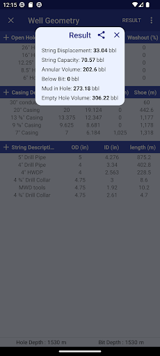 Screenshot of Drilling Fluids Pro
