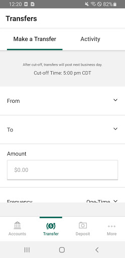Bryant State Bank Screen 3