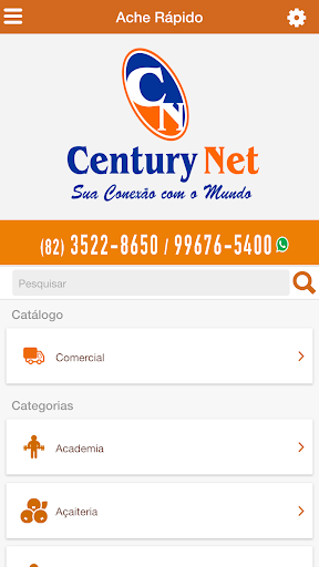 Android application Ache Rápido screenshort