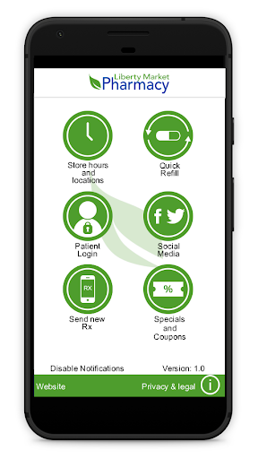 Android application Liberty Market Pharmacy screenshort