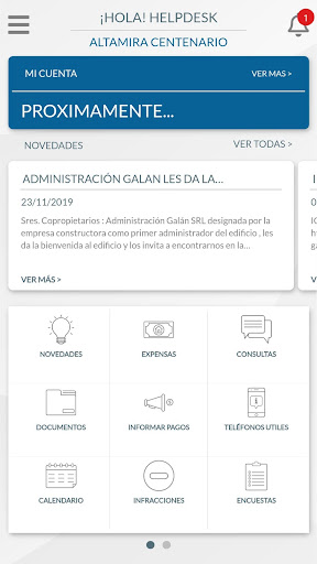 Administración Galan Screen 2