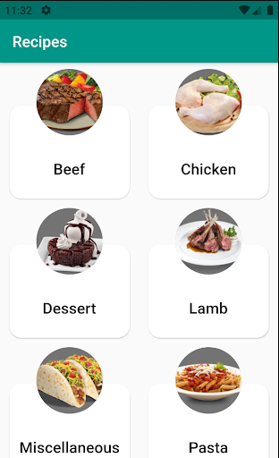 Android application 100 Daily Recipes screenshort