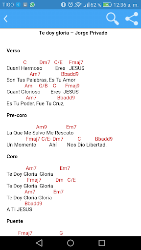 Cancionero Letras y acordes