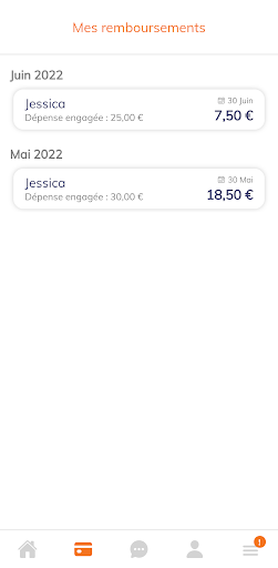 Mon appli CNM Prévoyance Santé Screen 2