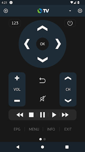 Android application COSMOTE TV Smart Remote screenshort