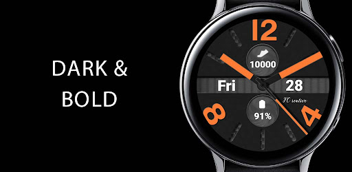 Dark & Bold Watch Face