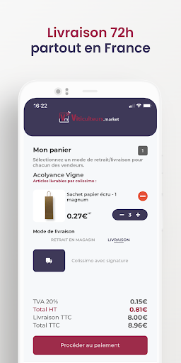 Viticulteurs.market Screen 3