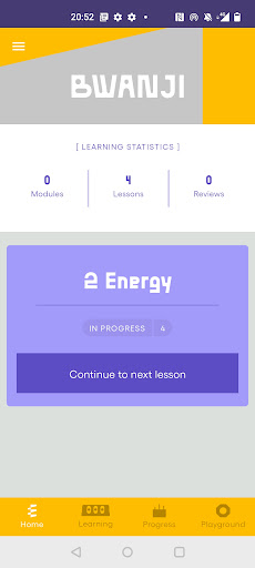 Android application Energy Makers Academy screenshort