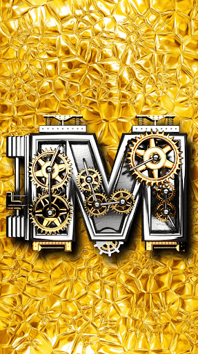 M Name Live Wallpaper Screen 2