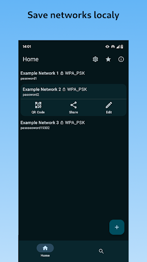 Android application Wifi Password screenshort