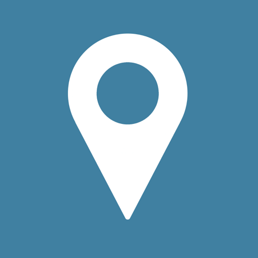 Im here now, location sharing logo