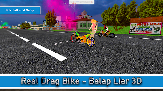 Real Drag Bike - Balap Liar 3D apkdebit screenshots 8