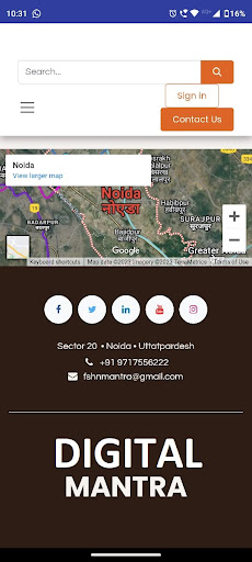 Android application Digital Mantra screenshort