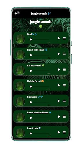 Android application forest wallpaper screenshort