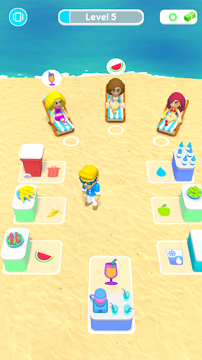 Android application Beach Waiter screenshort