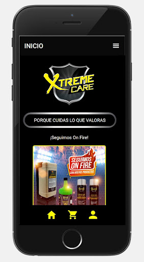 Android application Xtreme Care screenshort