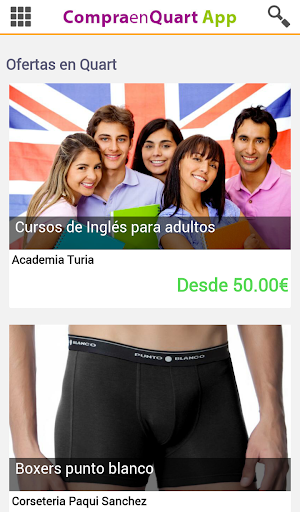 Android application CompraenQuart App screenshort