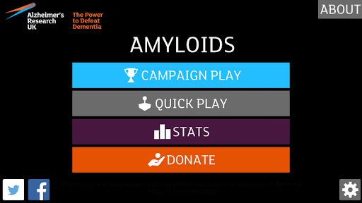 Android application Amyloids screenshort
