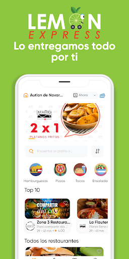 Android application Lemon Express screenshort