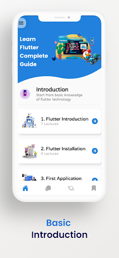 Screenshot of Learn Dart & Flutter