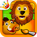 Savanna - Puzzles and Coloring Games for Kids