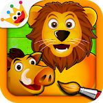 Savanna - Puzzles and Coloring Games for Kids Apk