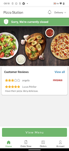 Pizza Station Screen 2