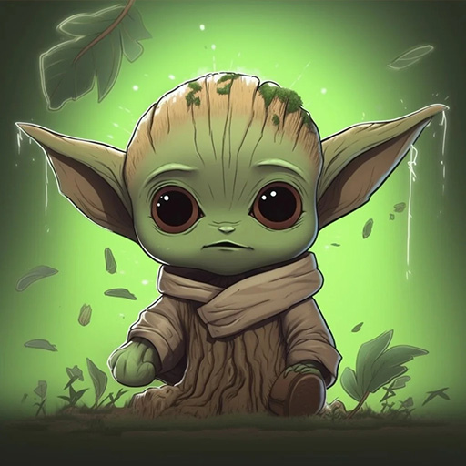 Little Baby Yoda Wallpaper