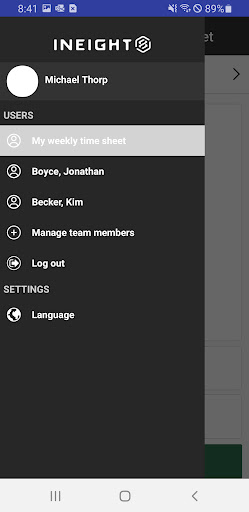InEight WeeklyTimesheet Screen 3