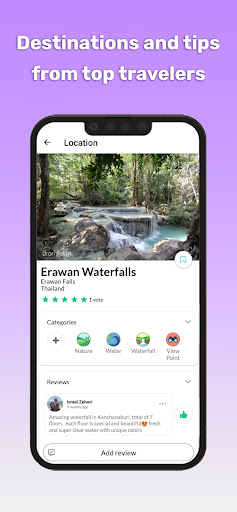 Android application Tripic screenshort