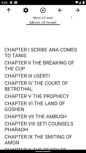 Android application Book, Moon of Israel screenshort