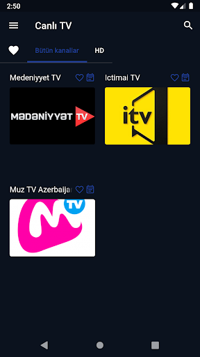 Android application Delta Mobile TV screenshort