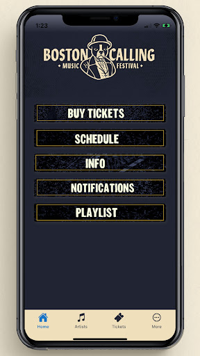 Android application Boston Calling Music Festival screenshort