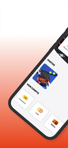 Android application Set Padel screenshort