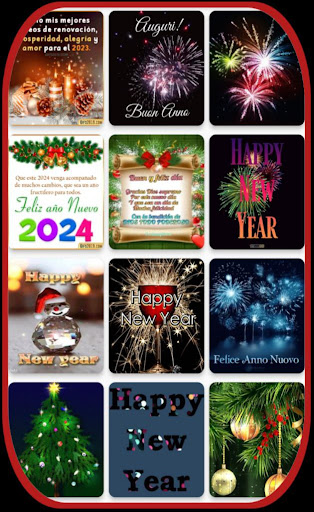 feliz año nuevo 2024 animado Screen 2