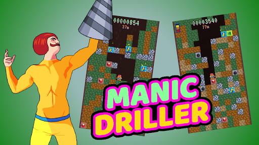 Android application Manic Driller screenshort