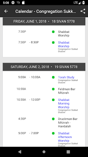 Congregation Sukkat Shalom Screen 3