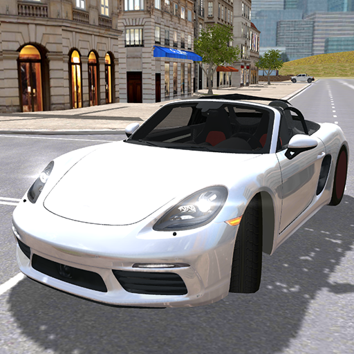 American City Fast Car Driving