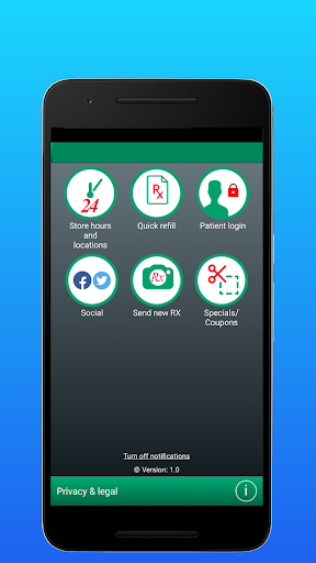 Android application Saskatoon Family Pharmacy screenshort