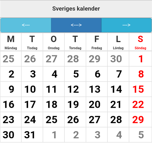 Concessie oorsprong Omzet Sveriges kalender - Apps on Google Play